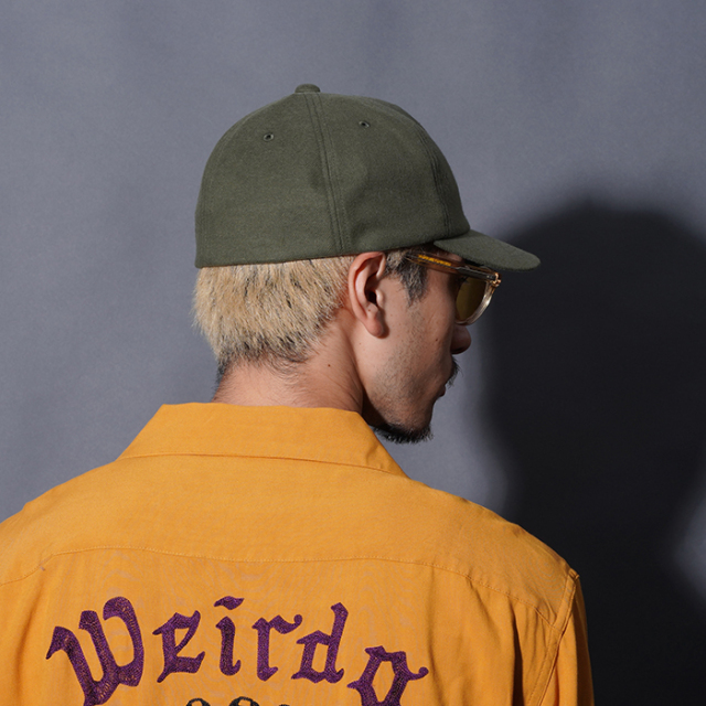 WRD53G02 /「Weirdo - BASEBALL CAP / GREEN」ベースボールキャップ