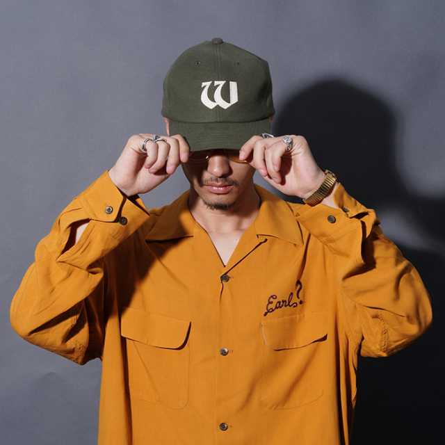 WRD53G02 /「Weirdo - BASEBALL CAP / GREEN」ベースボールキャップ