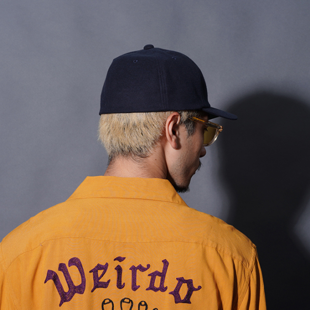 WRD53G02 /「Weirdo - BASEBALL CAP / NAVY」ベースボールキャップ
