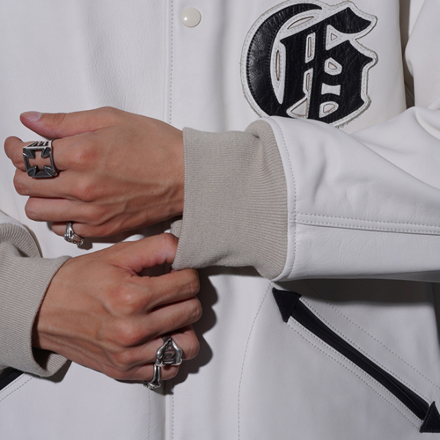 GSV5301 /「LOCOS - LEATHER JACKET / IVORY」レザージャケット