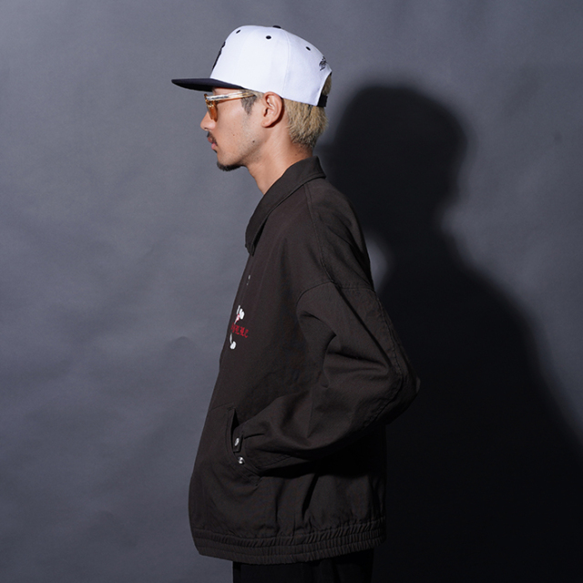 GSV5304 /「XXX - JACKET / BLACK」コットンダックジップジャケット