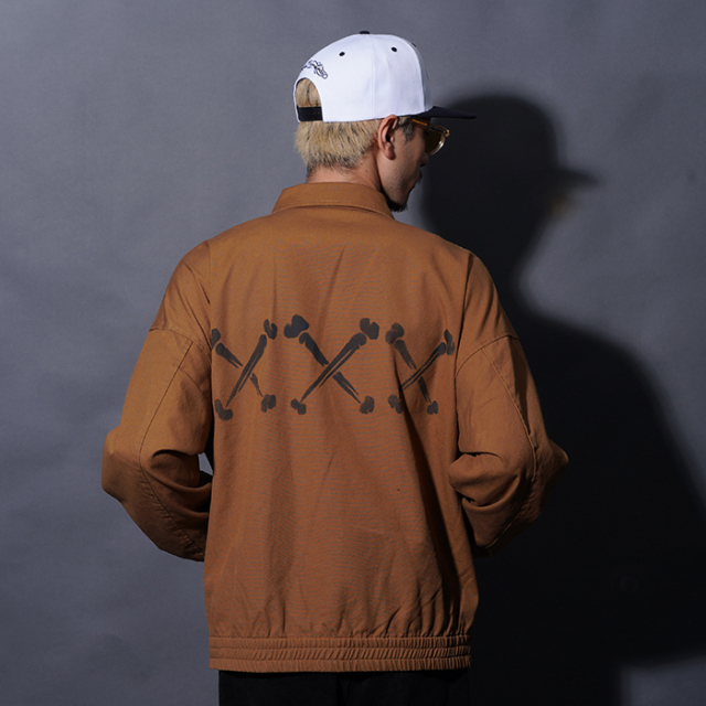 GSV5304 /「XXX - JACKET / BROWN」コットンダックジップジャケット