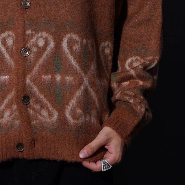 GSV5308 /「VENICE HEART - CARDIGAN / BROWN」オリジナルヂャ