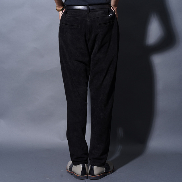 GSV5313 /「LOCOS - LEATHER PANTS SUEDE / BLACK」スエードレザーパンツ