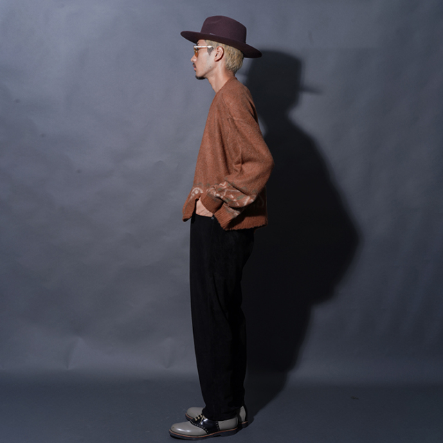 GSV5313 /「LOCOS - LEATHER PANTS SUEDE / BLACK」スエードレザーパンツ