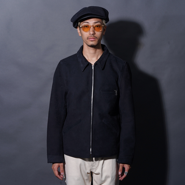 OLD CROW/オールドクロー「SPEED SHOP - LEATHER SPORTS JACKET / BLACK」レザースポーツジャケット