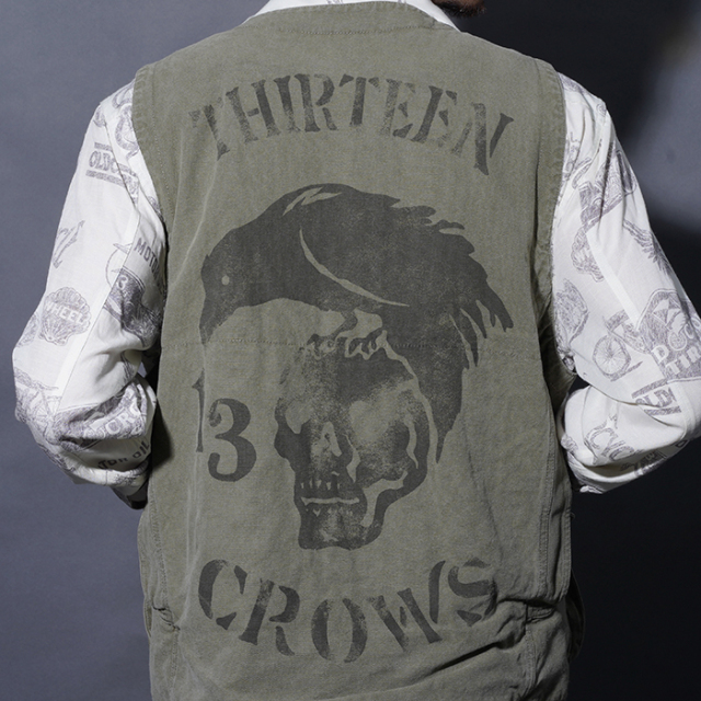 OC5307 /「THIRTEEN CROWS - TOOL VEST / OLIVE」ツールベスト