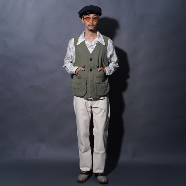 OC5307 /「THIRTEEN CROWS - TOOL VEST / OLIVE」ツールベスト