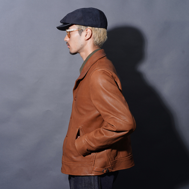 BYGH5301 /「GOODTHINK - COSSACK JACKET / BROWN」1930'sレザー