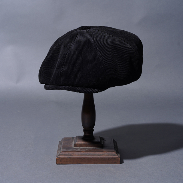 BY GLAD HAND/バイグラッドハンド「GLADWELL - CASQUETTE / BLACK」コーデュロイキャスケット