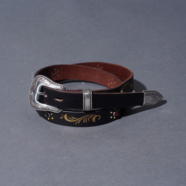 HTC ×GLAD HAND「HTC - WESTERN BELT HANDPAINT」ベルト