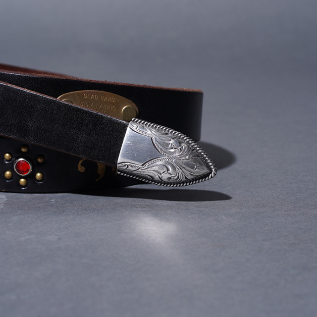 HTC ×GLAD HAND「HTC - WESTERN BELT HANDPAINT」ベルト