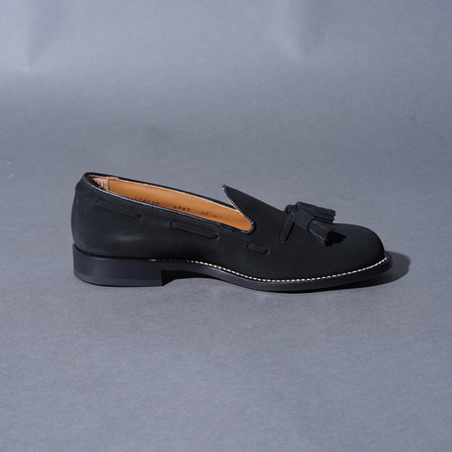 REGAL/ブラックスエード タッセルスリップオン REGAL×GLAD HAND「TASSELED SLIP-ON SHOES SUEDE / BLACK」タッセル