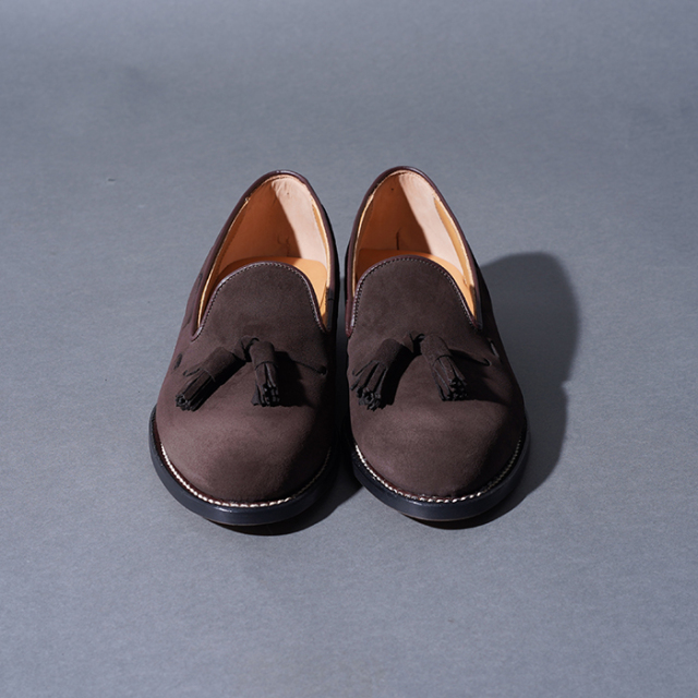 REGAL×GLAD HAND「TASSELED SLIP-ON SHOES SUEDE / BROWN」タッセル