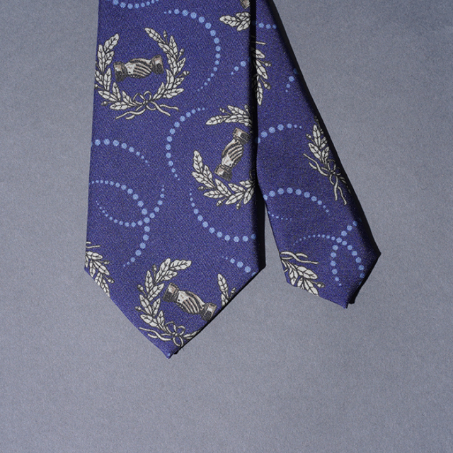 GLAD HAND/グラッドハンド「SHAKE HAND - FOUR IN HAND TIE / NAVY