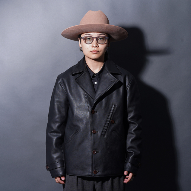 OLD CROW/オールドクロー「101 - MOTORCYCLE JACKET / BLACK」レザーモーターサイクルジャケット
