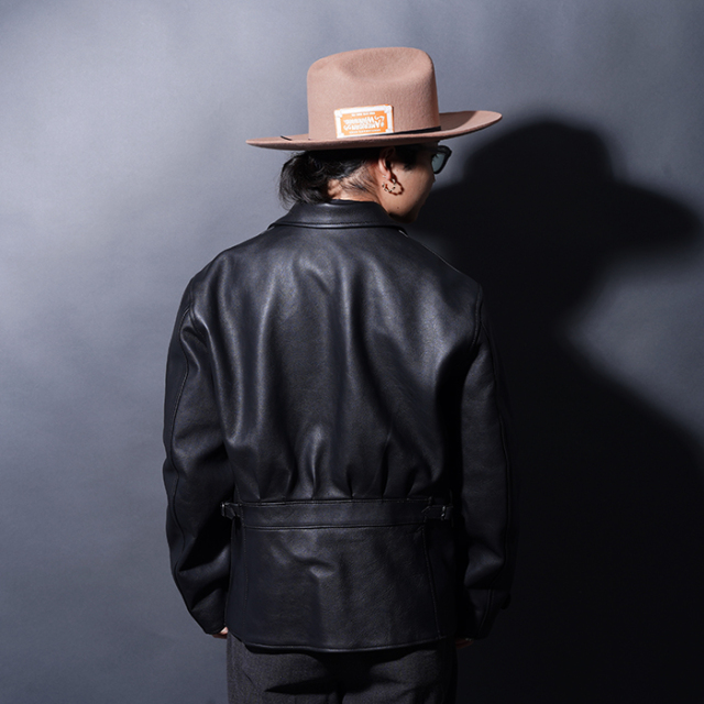 OC5303 /「101 - MOTORCYCLE JACKET / BLACK」レザーモーターサイクル