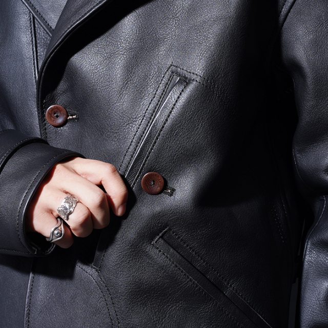 OC5303 /「101 - MOTORCYCLE JACKET / BLACK」レザーモーターサイクル