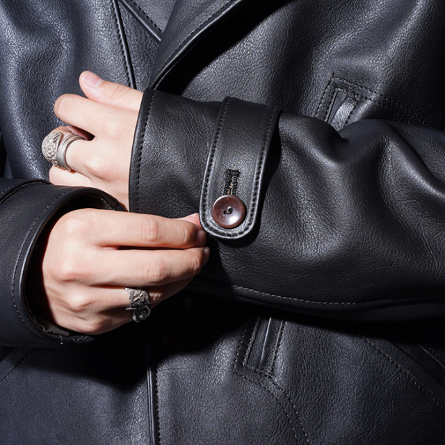 OC5303 /「101 - MOTORCYCLE JACKET / BLACK」レザーモーターサイクル