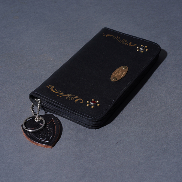 HTC×GLAD HAND「Long Wallet / BLACK」財布