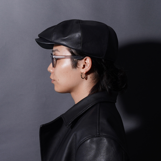 OC53G02 /「MOTORCYCLE CASQUETTE / BLACK」キャスケット