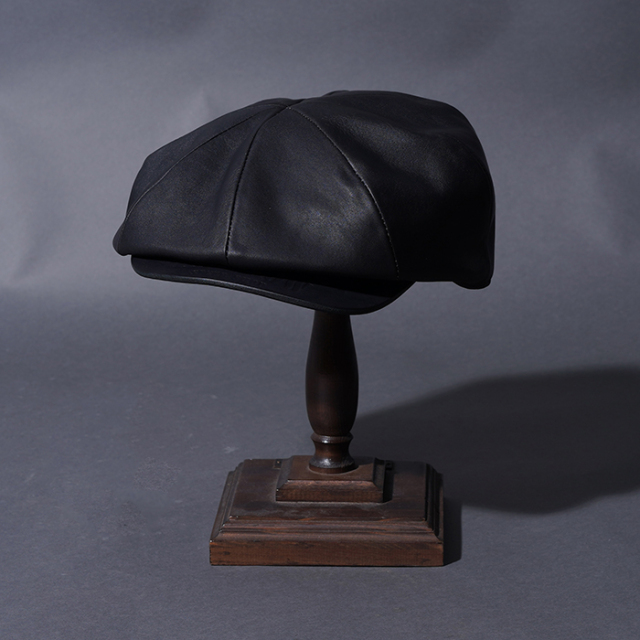 OLD CROW/オールドクロー「MOTORCYCLE CASQUETTE / BLACK」キャスケット