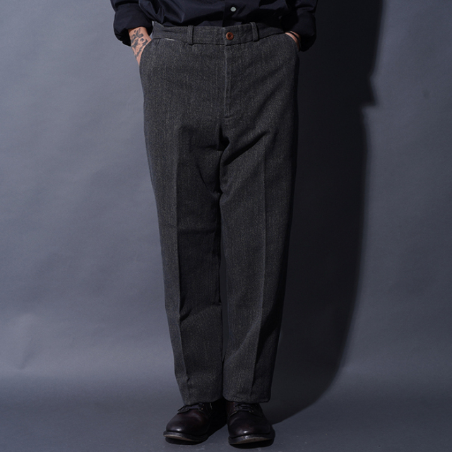 OC5315 /「THIRTEEN CROWS - TROUSERS / BLACK」ワークトラウザース