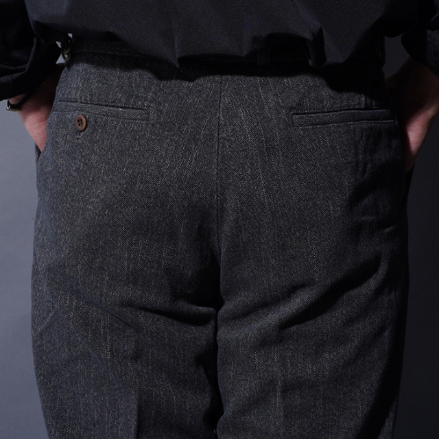 OC5315 /「THIRTEEN CROWS - TROUSERS / BLACK」ワークトラウザース