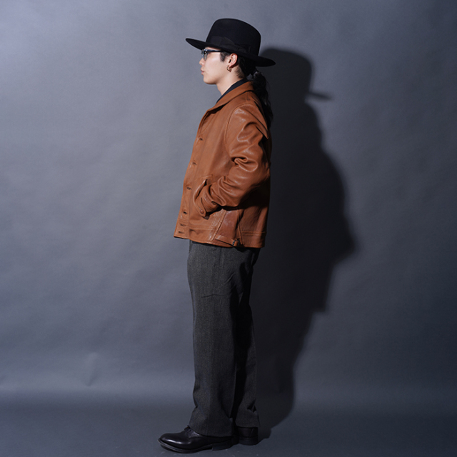 OC5315 /「THIRTEEN CROWS - TROUSERS / BLACK」ワークトラウザース