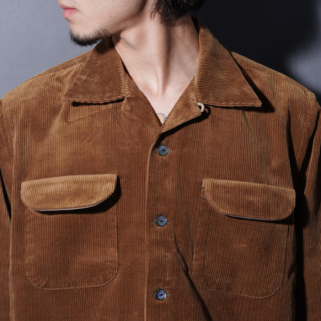 TR25AW-403 /「Town Craft Cord Shirt / BROWN」10ウェール