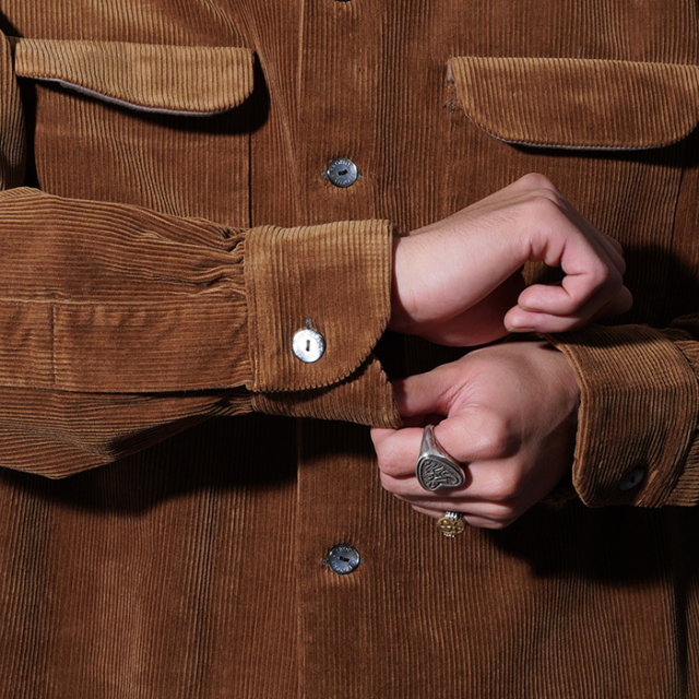 TR25AW-403 /「Town Craft Cord Shirt / BROWN」10ウェール