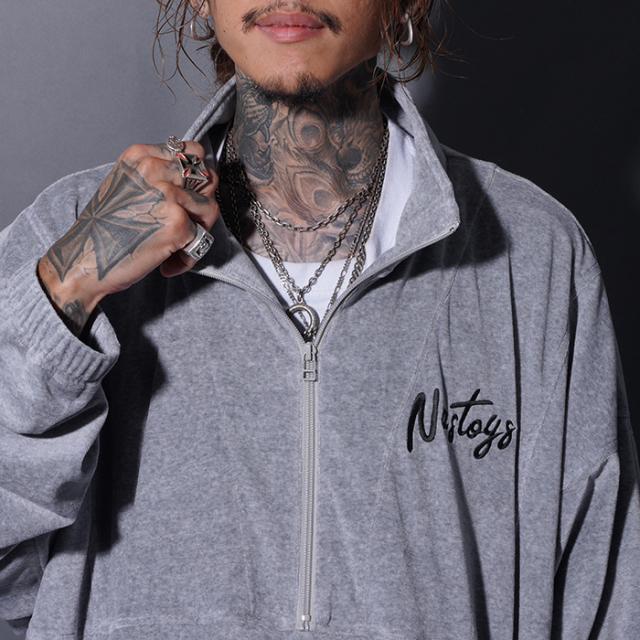 （INFORMA様限定品）【NASTOYS】 ナストイズ Velor ベロア NTJ-250402 / NASTOYS for Naoya Morishita「Velor Track Jacket