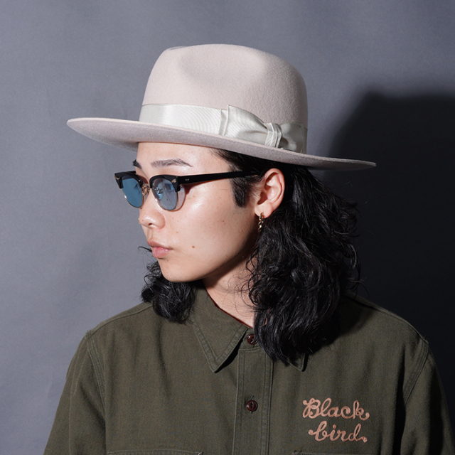 D-00006-H /「FRONT-H / O.WHITE」ハット