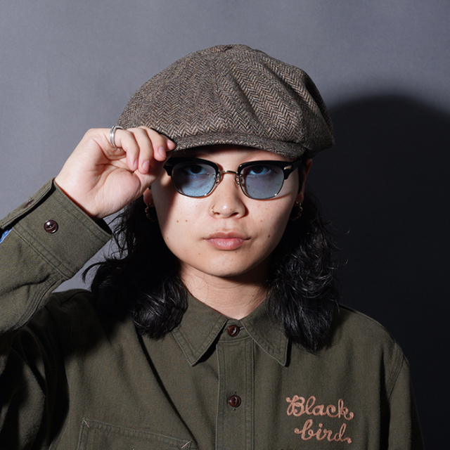 D-01088 /「PEAKY CAP / BEIGE」キャスケット