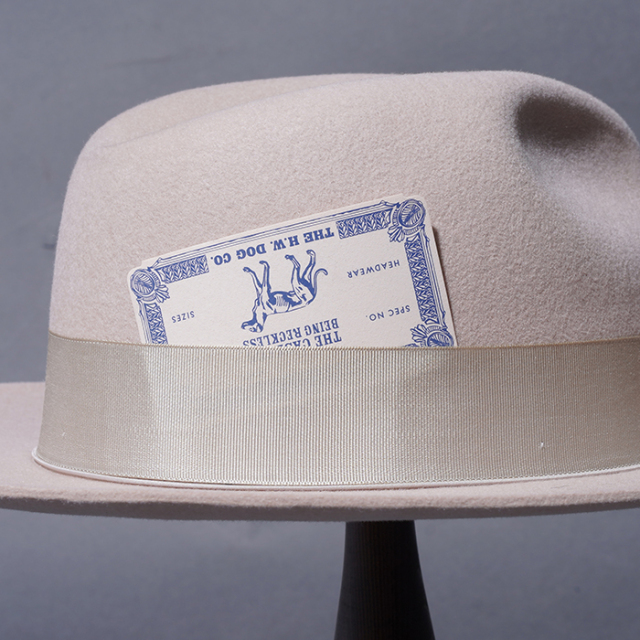 D-00006-H /「FRONT-H / O.WHITE」ハット