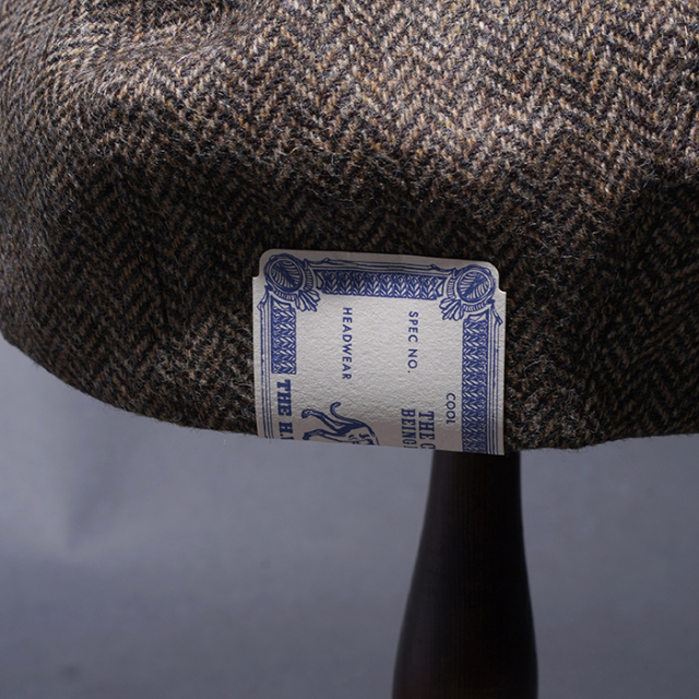 D-01088 /「PEAKY CAP / BEIGE」キャスケット