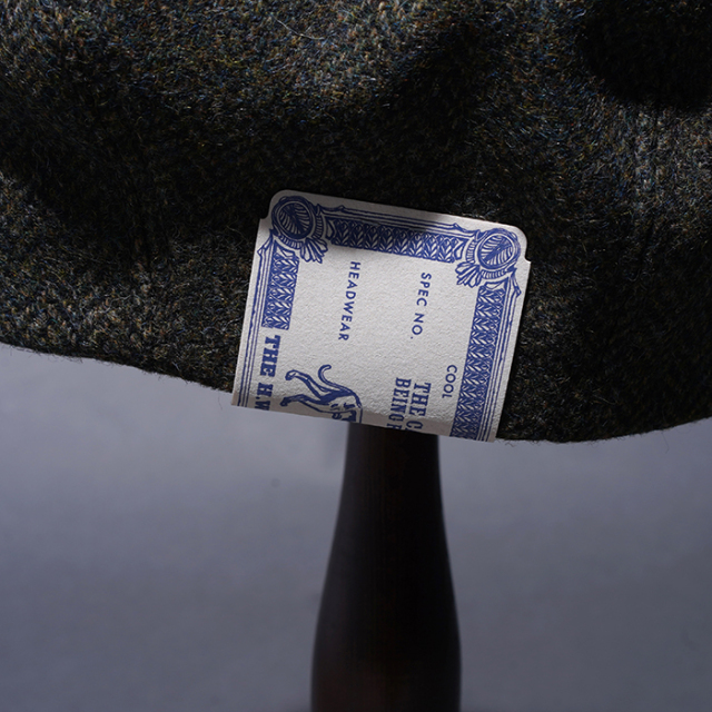 D-01088 /「PEAKY CAP / OLIVE」キャスケット