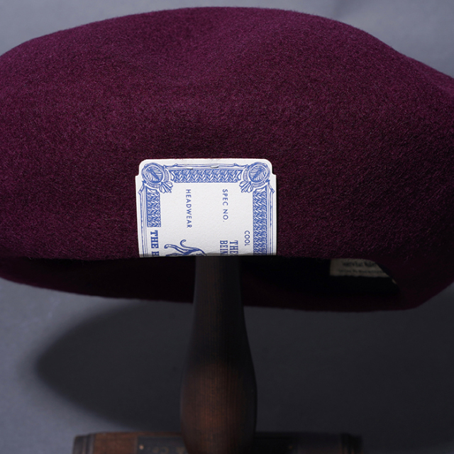 D-00022 /「BERET / WINE」ベレー帽