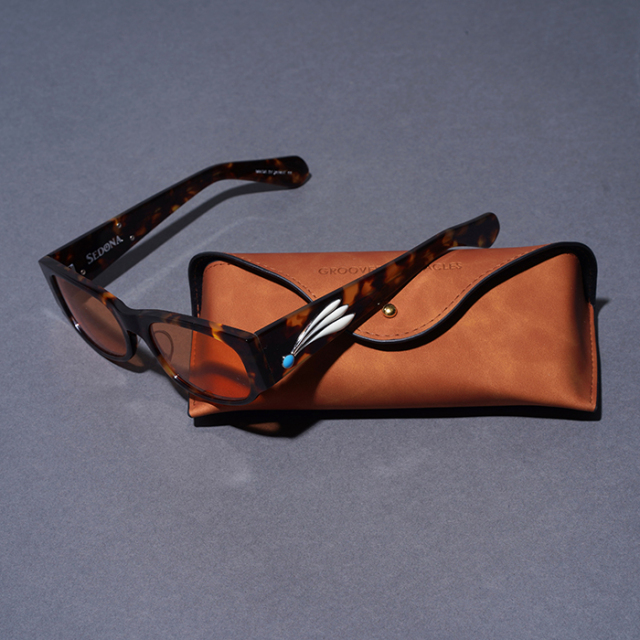GROOVER SPECTACLES / グルーバー「SEDONA / BROWNDEMI」アセテート製眼鏡
