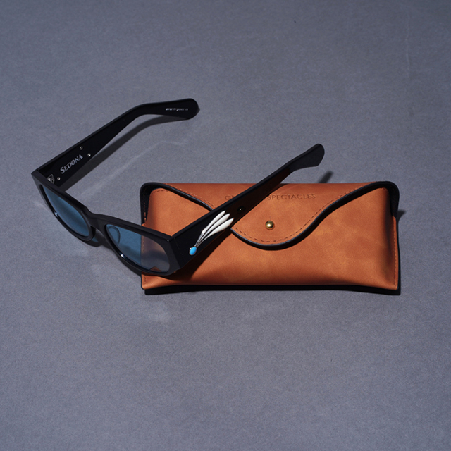 GROOVER SPECTACLES / グルーバー「SEDONA / BLACK」アセテート製眼鏡
