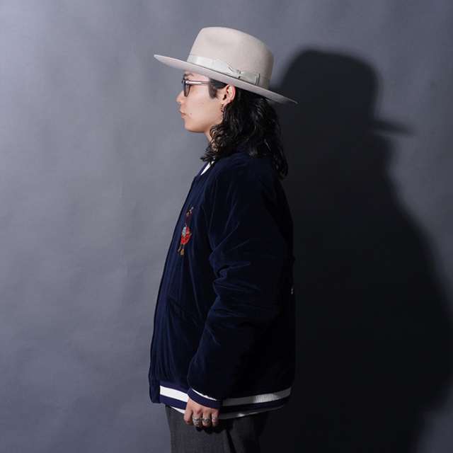 BYGH5304 /「TEXAS - SOUVENIR JACKET / NAVY×PINK」スーベニア