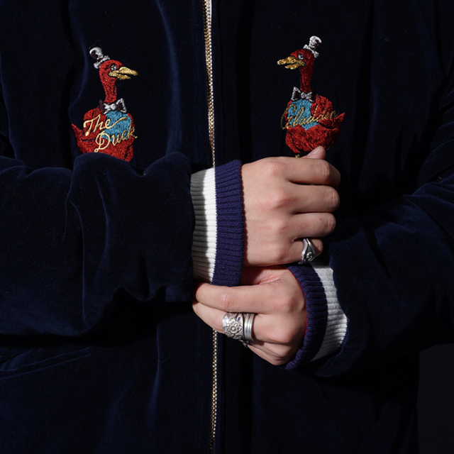 BYGH5304 /「TEXAS - SOUVENIR JACKET / NAVY×PINK」スーベニア