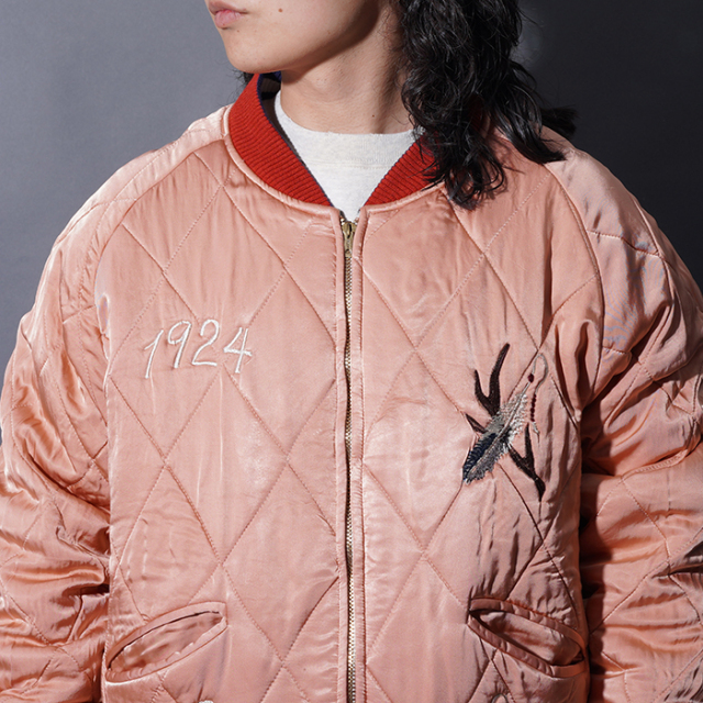 BYGH5304 /「TEXAS - SOUVENIR JACKET / NAVY×PINK」スーベニア