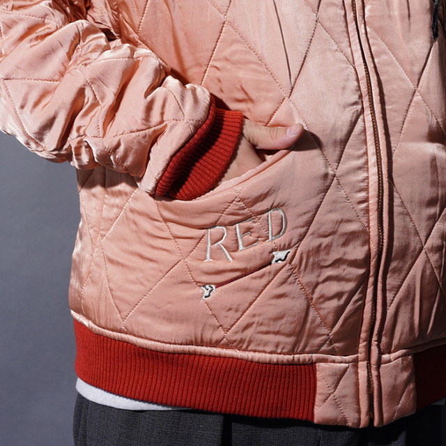 BYGH5304 /「TEXAS - SOUVENIR JACKET / NAVY×PINK」スーベニア