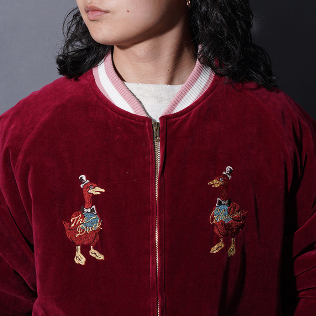 BYGH5304 /「TEXAS - SOUVENIR JACKET / BURGUNDY×SAX」スーベニア