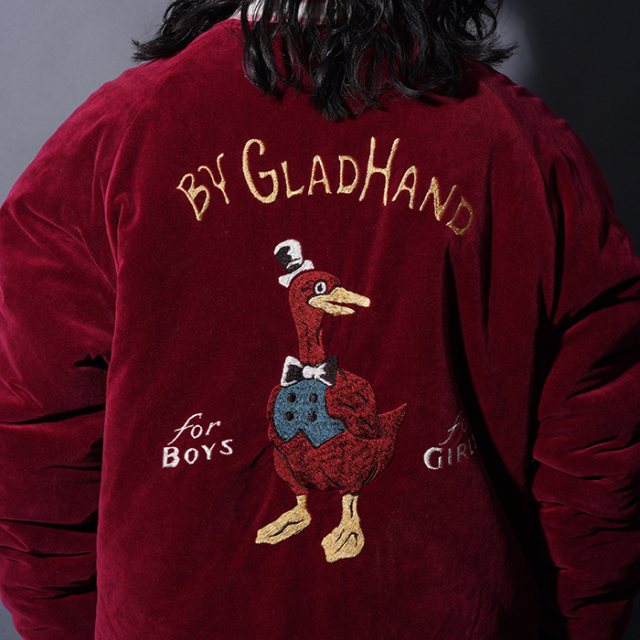 BYGH5304 /「TEXAS - SOUVENIR JACKET / BURGUNDY×SAX」スーベニア
