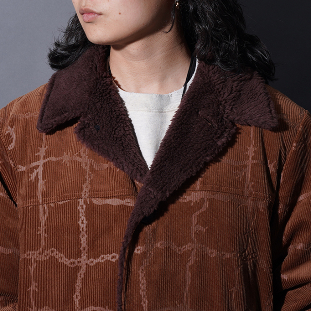 lovely-soarer GARMENTS ランチコート GSV5302 /「BARBED WIRE - RANCH COAT / BROWN」ランチコート