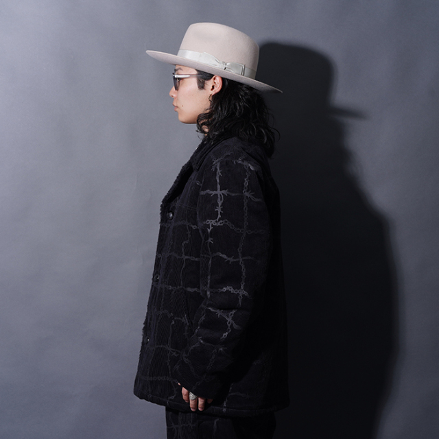 GSV5302 /「BARBED WIRE - RANCH COAT / BLACK」ランチコート