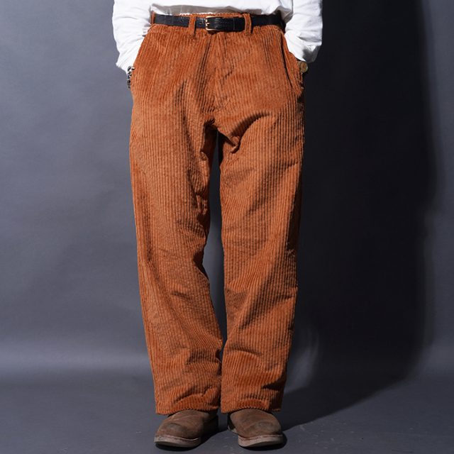 NASTOYS/ナストイズ「3.5W Corduroy Trousers / BROWN」コーデュロイトラウザース