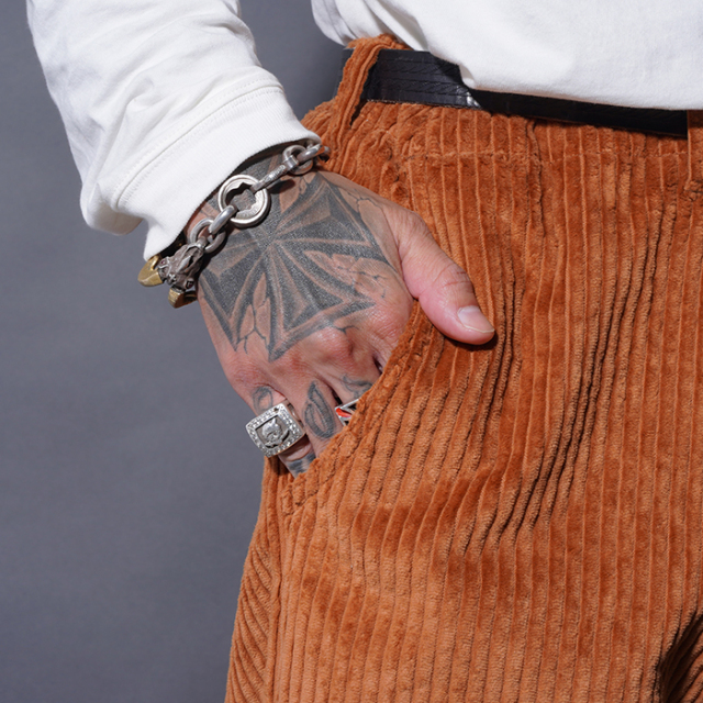 NTP-250302 /「3.5W Corduroy Trousers / BROWN」コーデュロイトラウザース